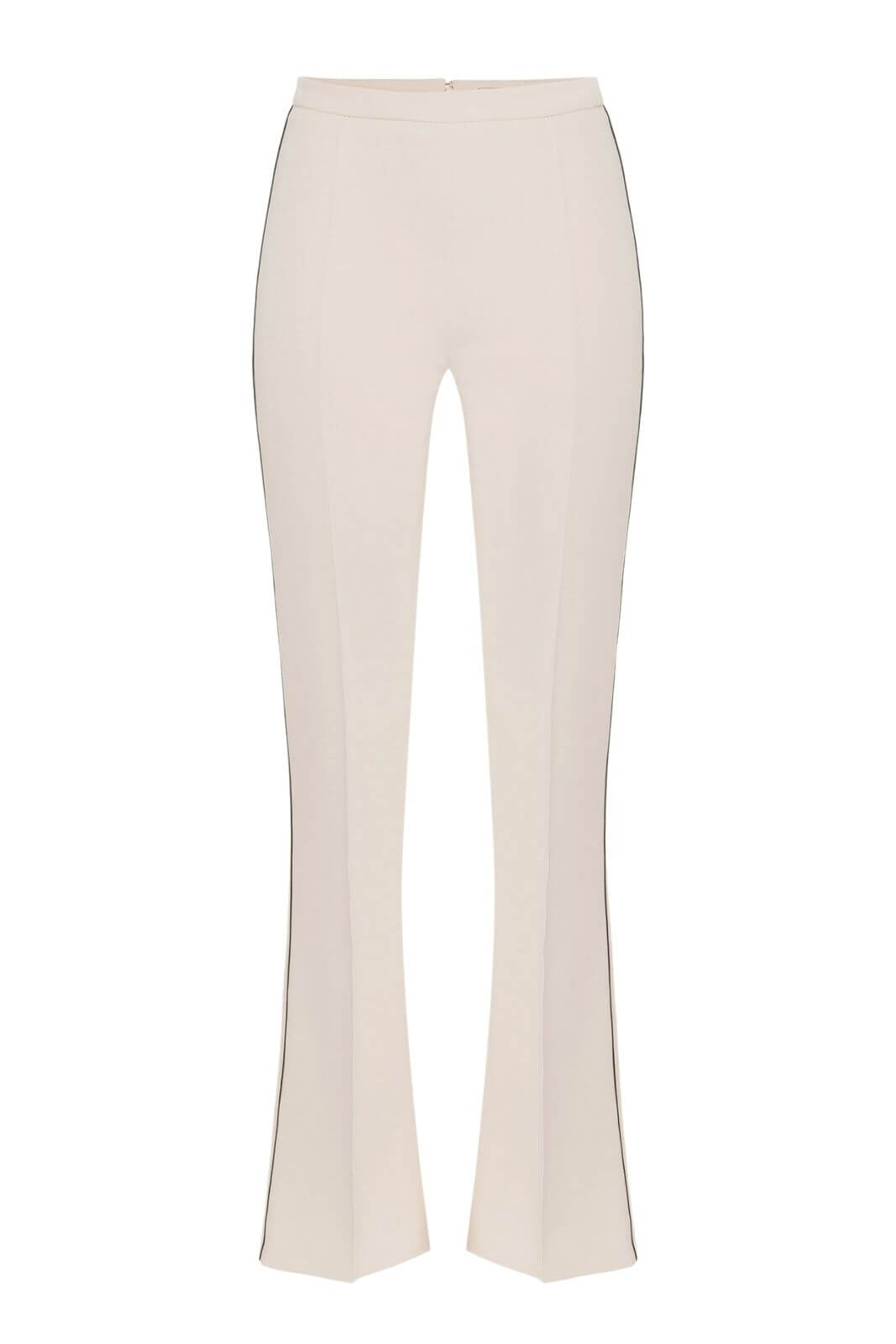Elisabetta Franchi pantaloni donna in crepe con piping a contrasto