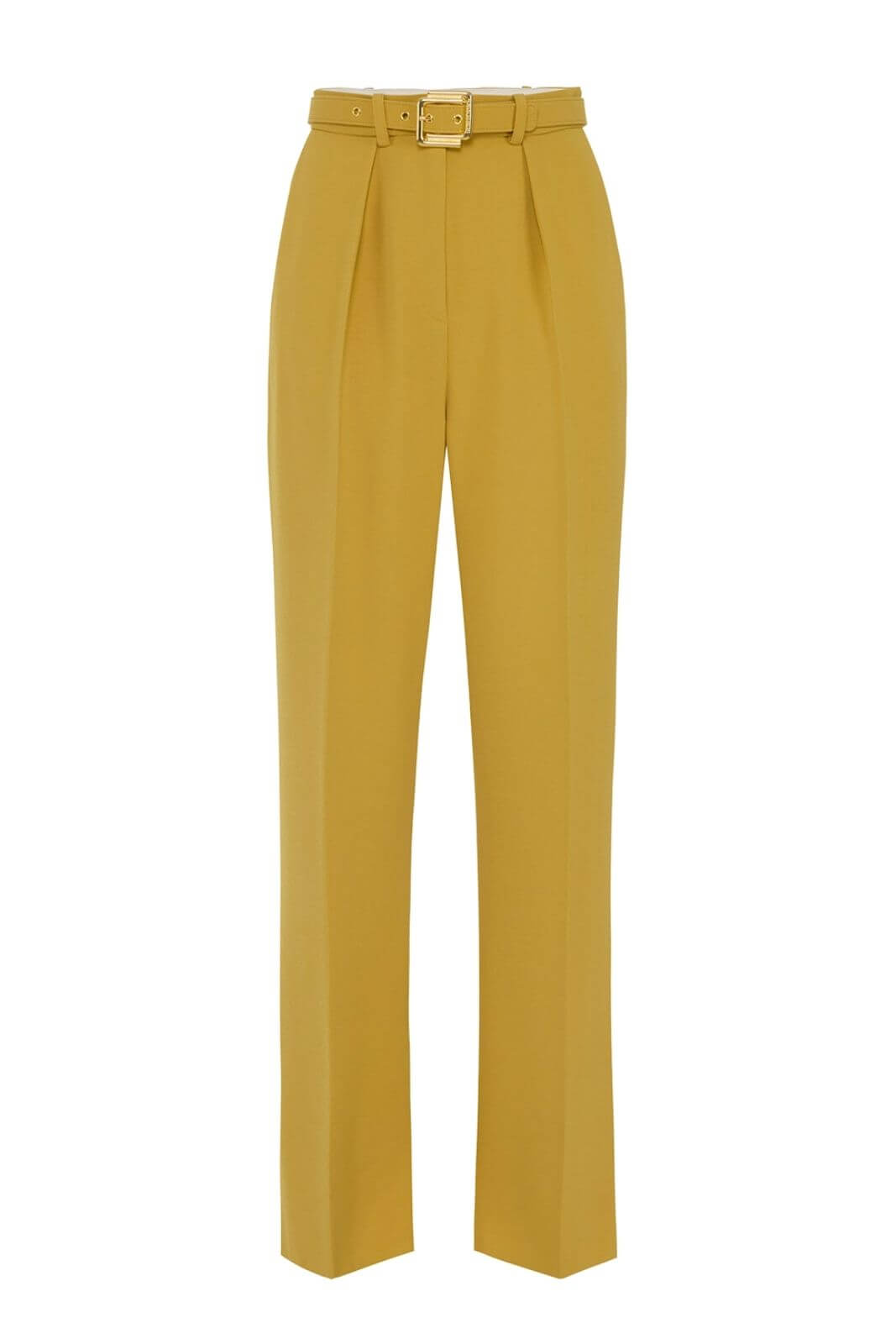 Elisabetta Franchi women's lightweight crepe trousers with belt