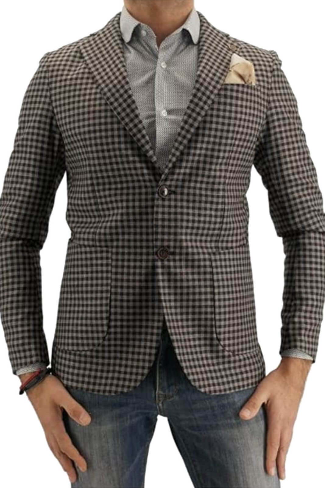 Cautieri giacca uomo a quadretti