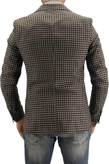 Cautieri men's checked jacket
