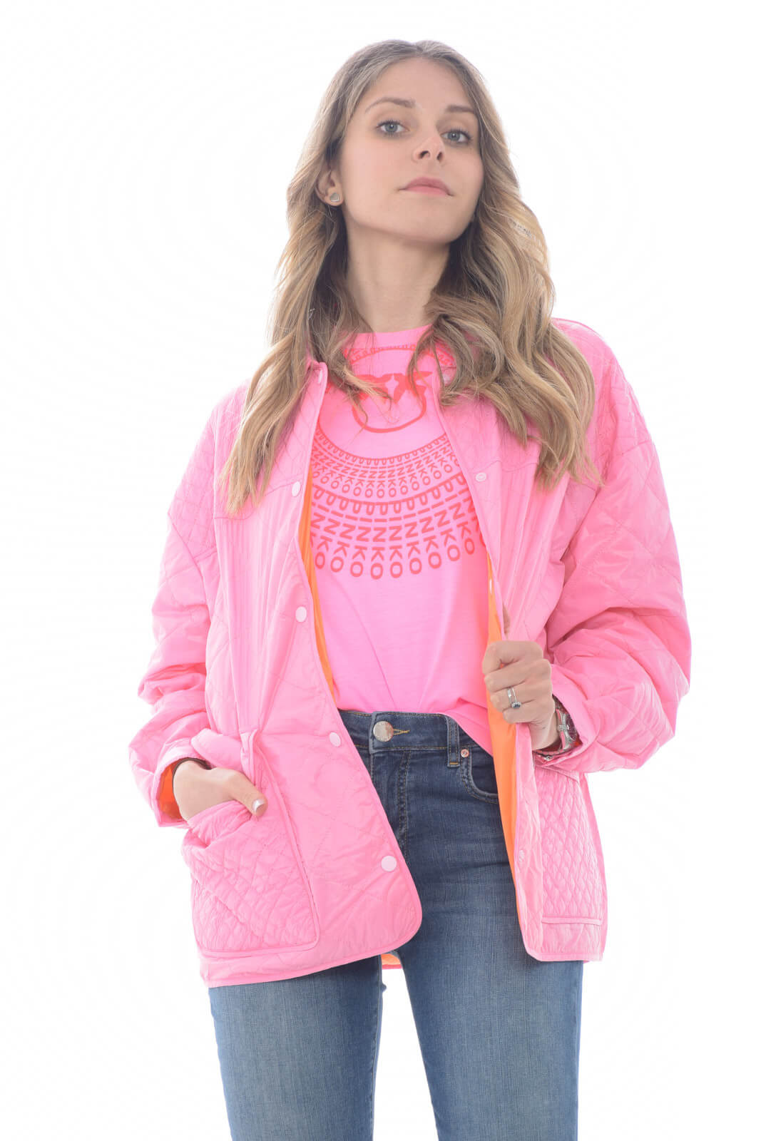 Oof Wear giubbino donna lavorazione losanghe