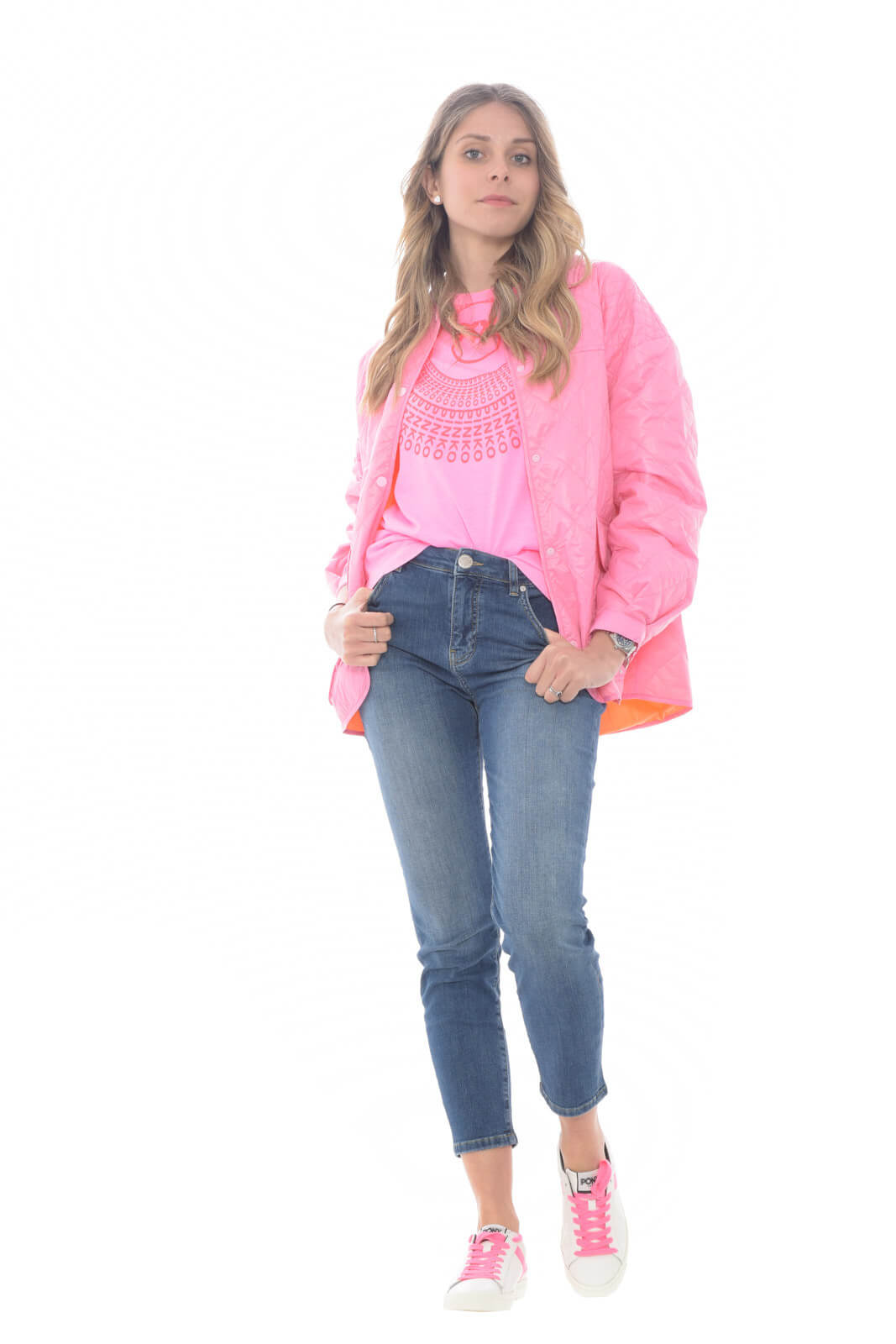 Chaqueta de mujer Oof Wear con corte de rombos