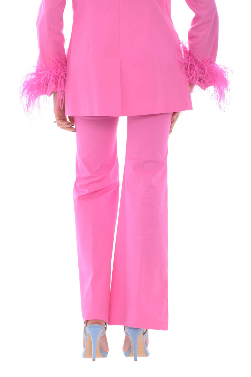 Tension In Women's Slightly Flared Trousers