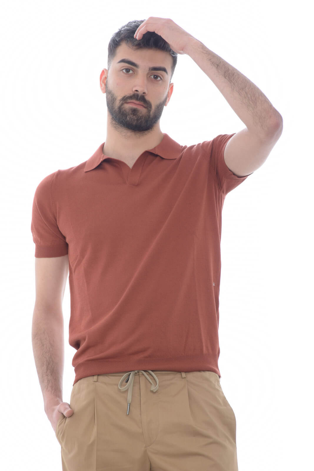 Tagliatore polo uomo in filo