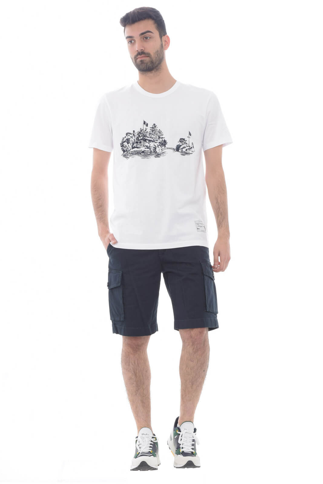 Woolrich men's T Shirt EMBRO ZAVIKON TEE
