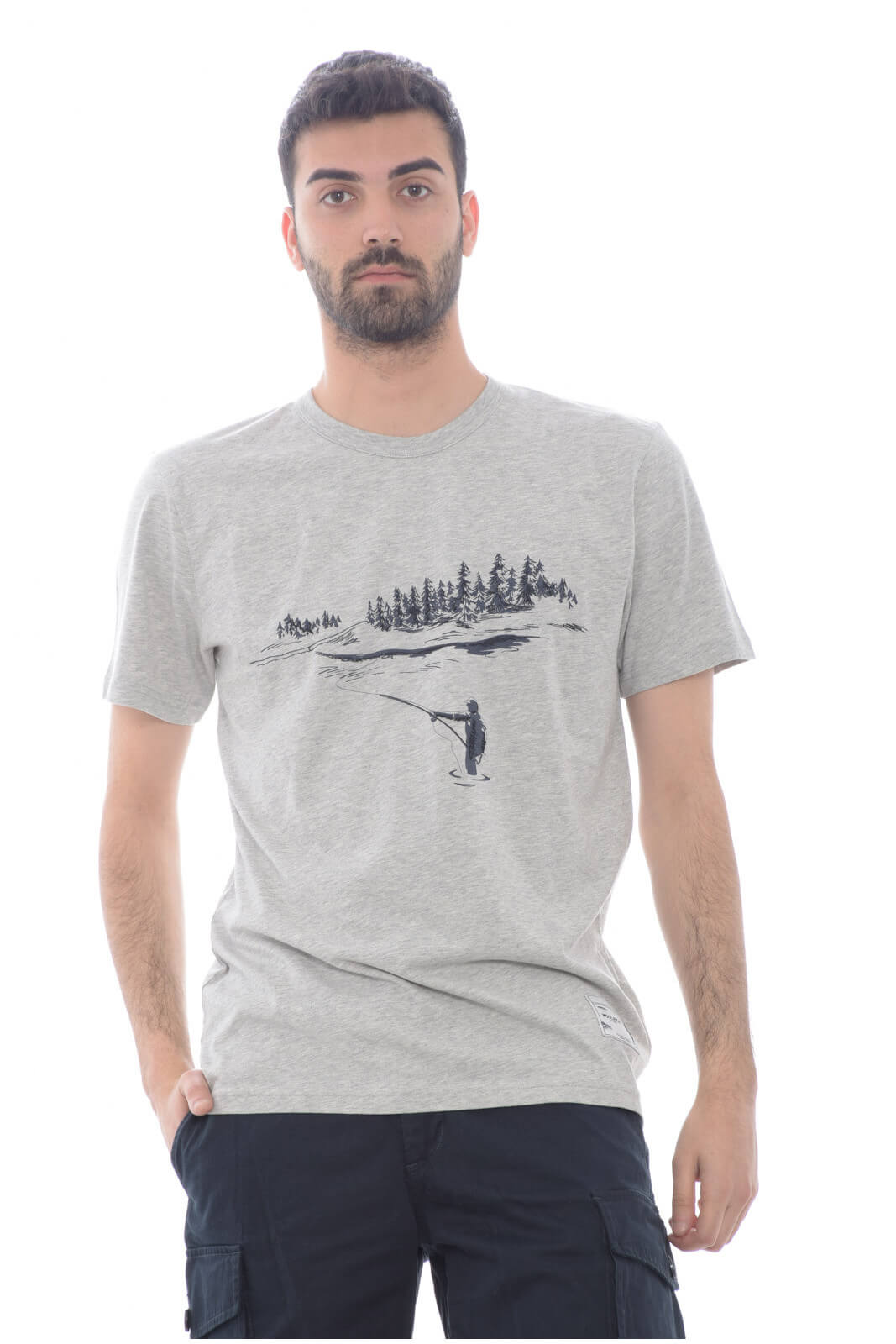 Woolrich men's T Shirt EMBRO ZAVIKON TEE