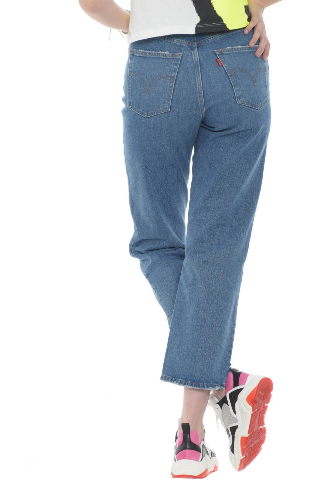 Levi's jeans donna ribcage alla caviglia