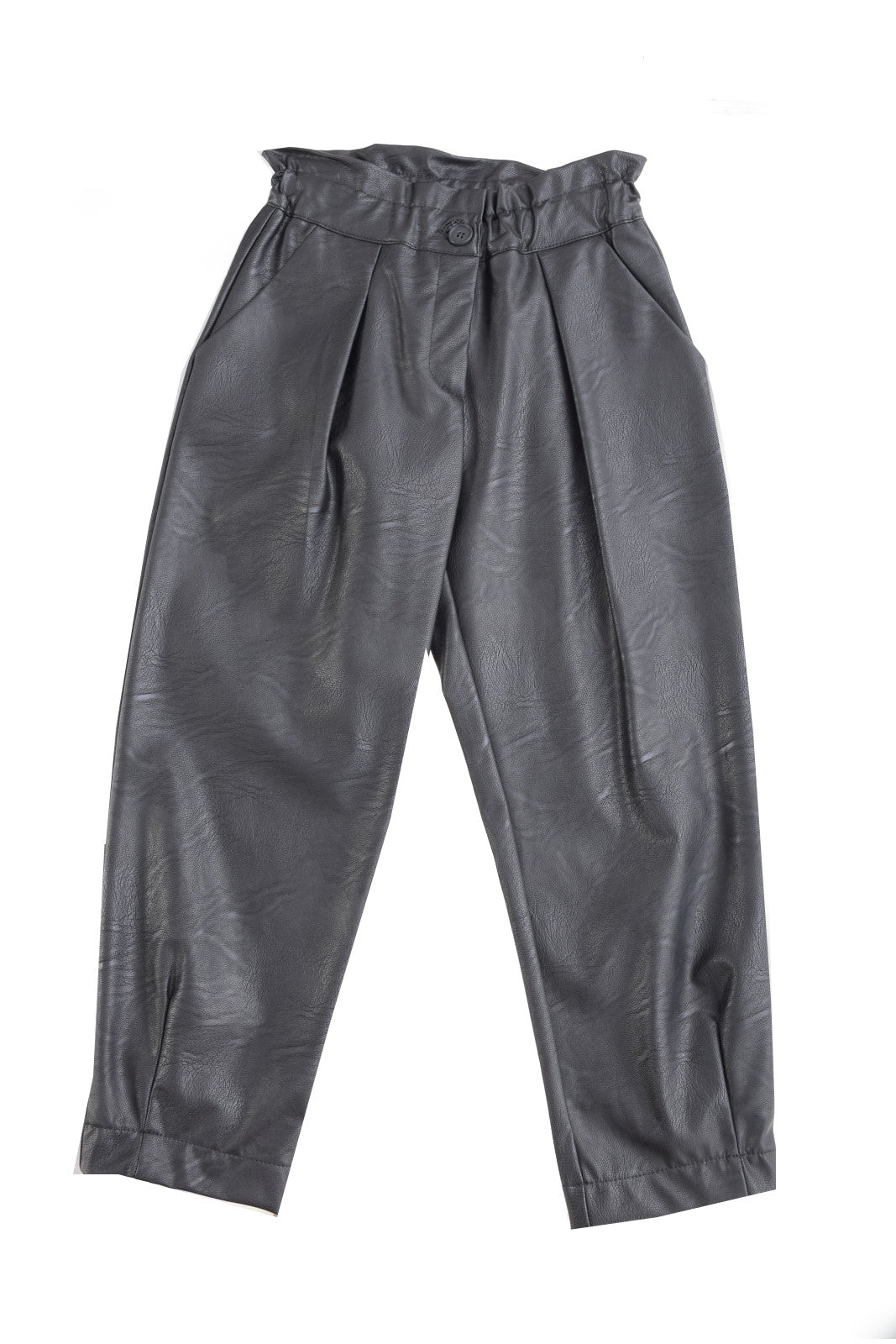 Please Girl's faux leather trousers