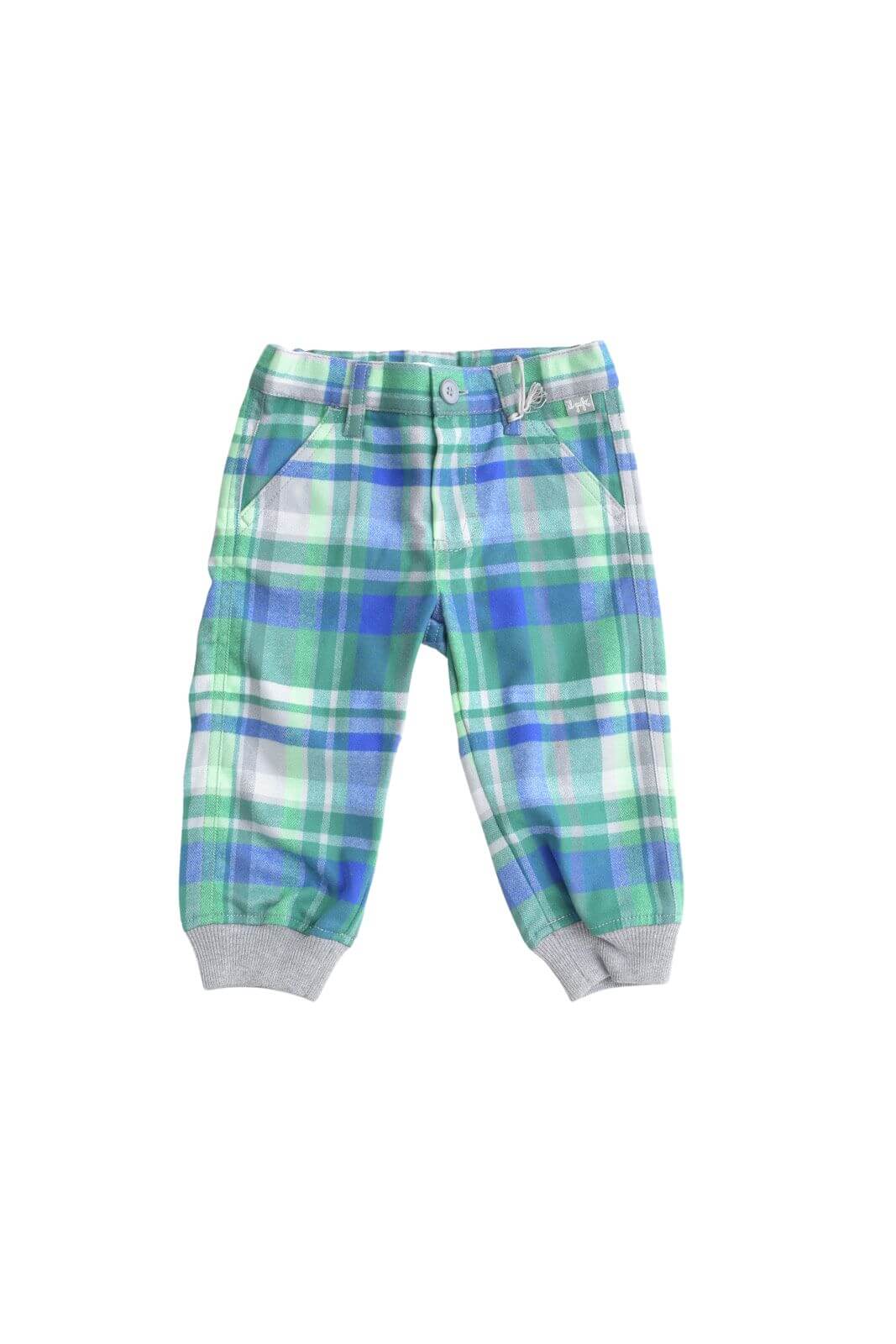 Il Gufo Pantalón infantil con estampado de cuadros