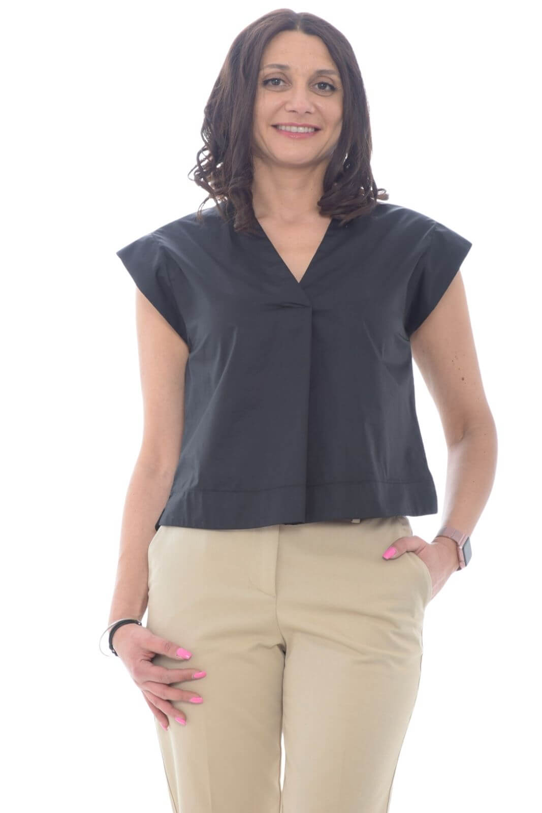 Kaos Blusa Donna in mussola