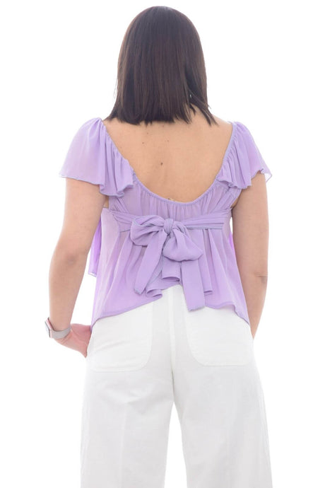 Kaos Top Women with ruffles