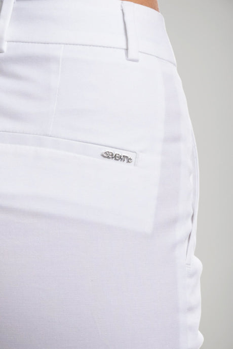 Pantalones de algodón elástico para mujer Seventy