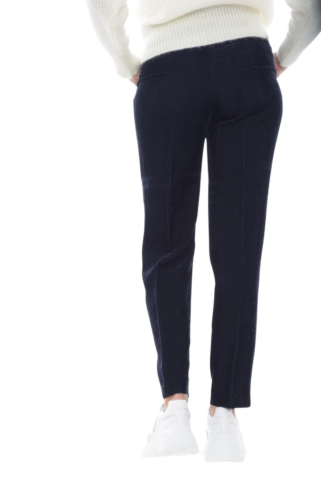 Seventy Women's Trousers in Shiny Velvet