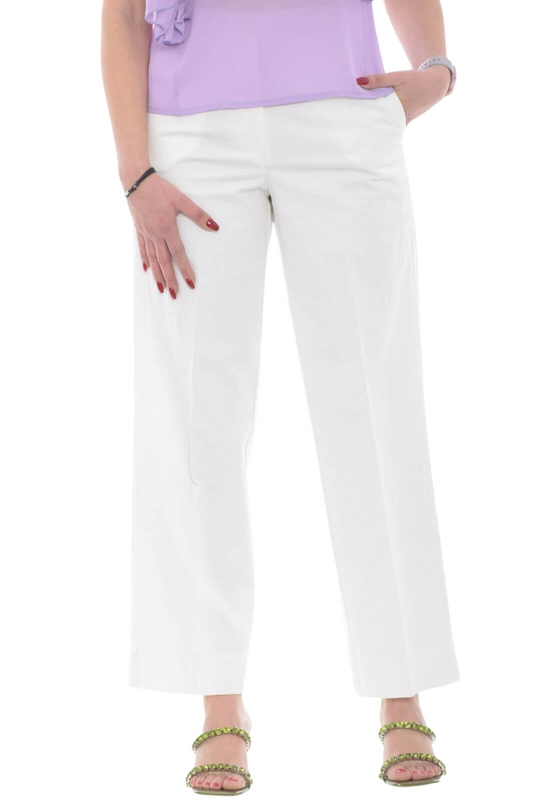 19.70 Pantalón mujer mezcla lino