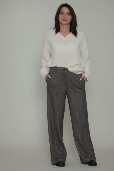 19.70 Pantalone Donna in lavorazione rigata