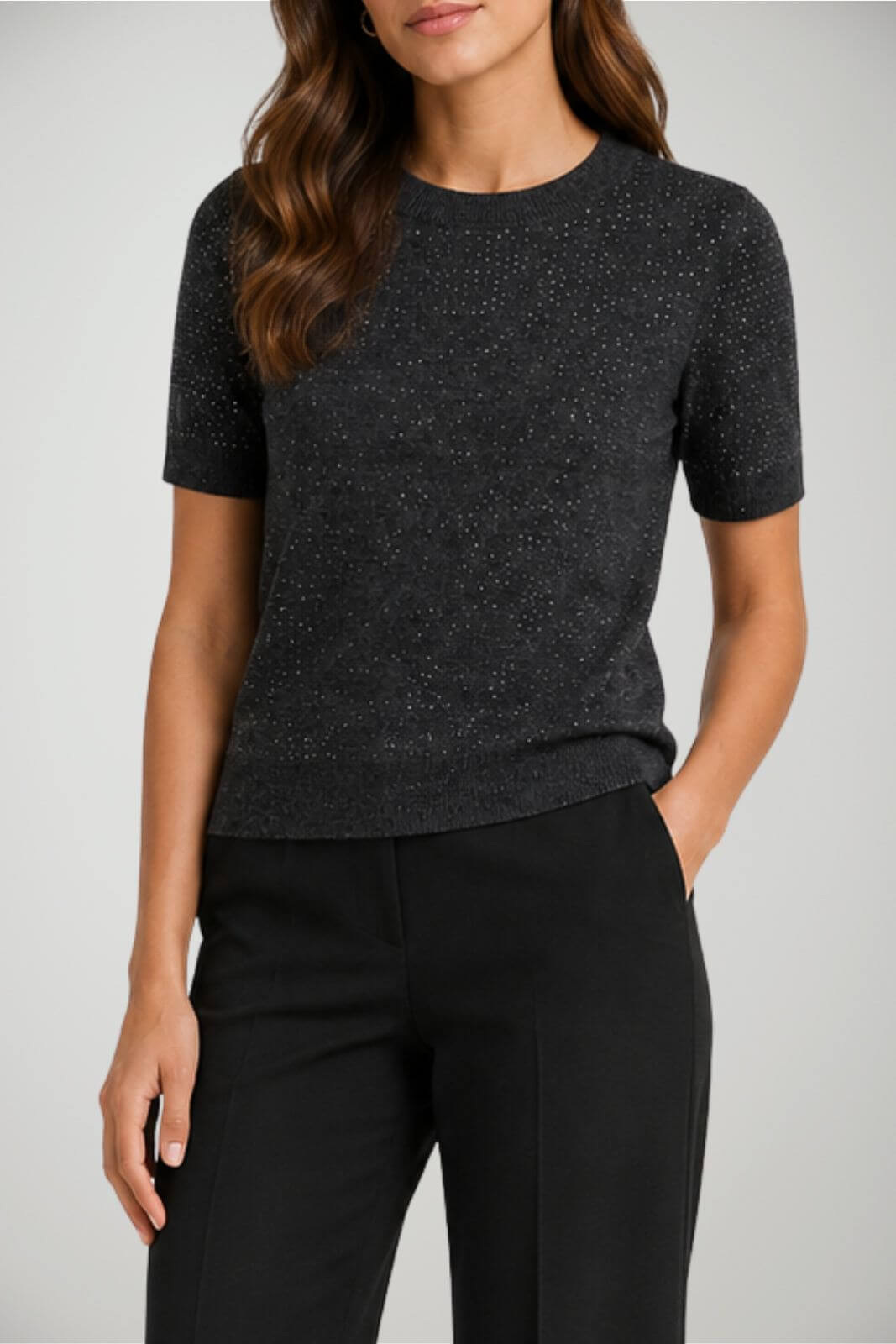 Parosh Maglia Donna con strass