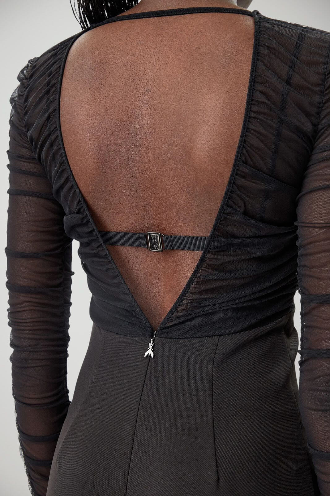 Patrizia Pepe Abito Donna con Corpetto in Tulle