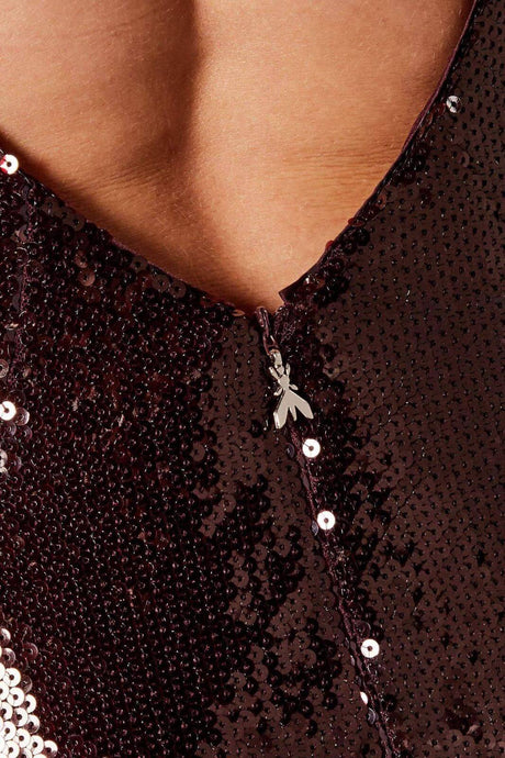 Patrizia Pepe Abito Donna con Paillettes All Over