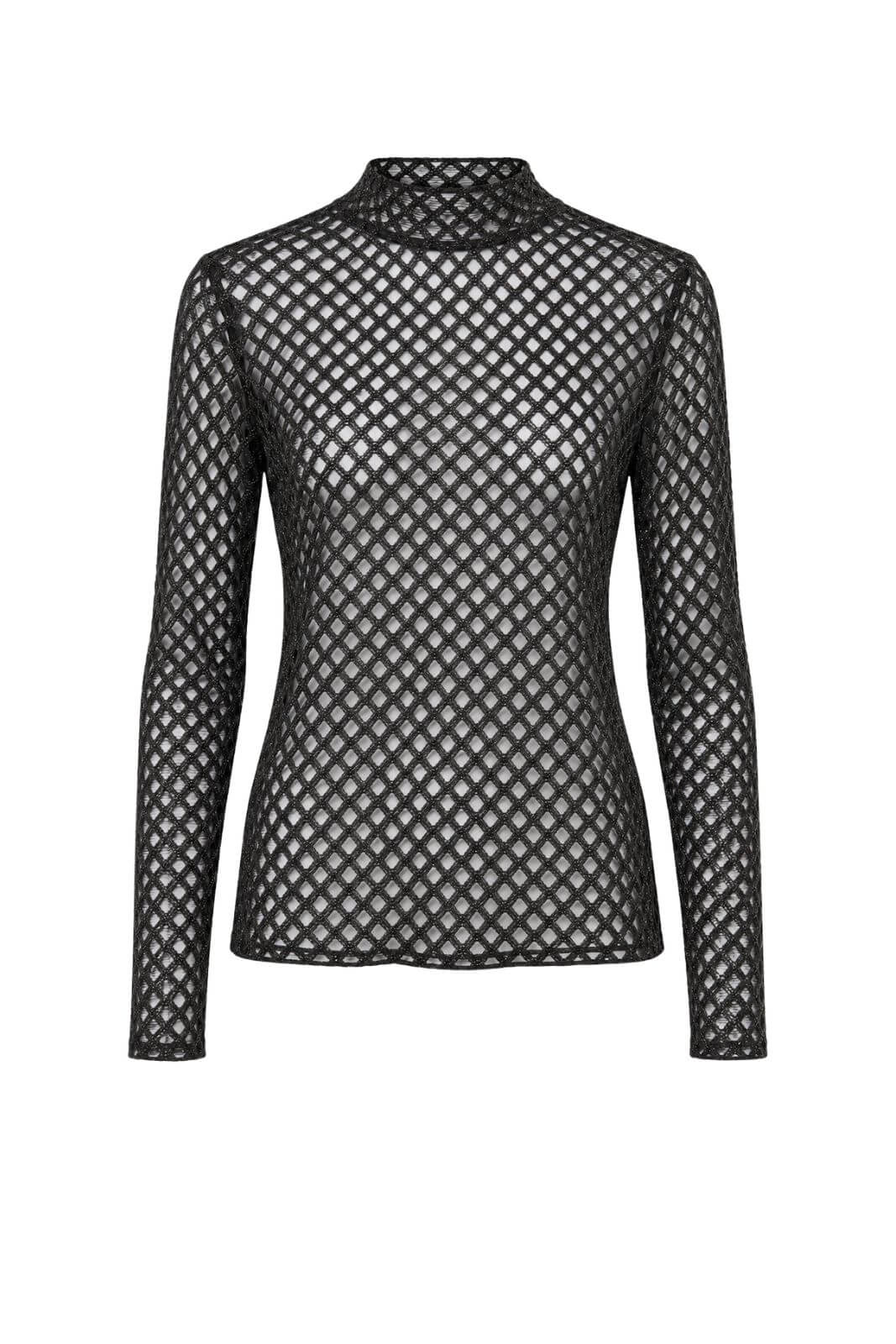 Patrizia Pepe T-shirt Donna traforata in lurex