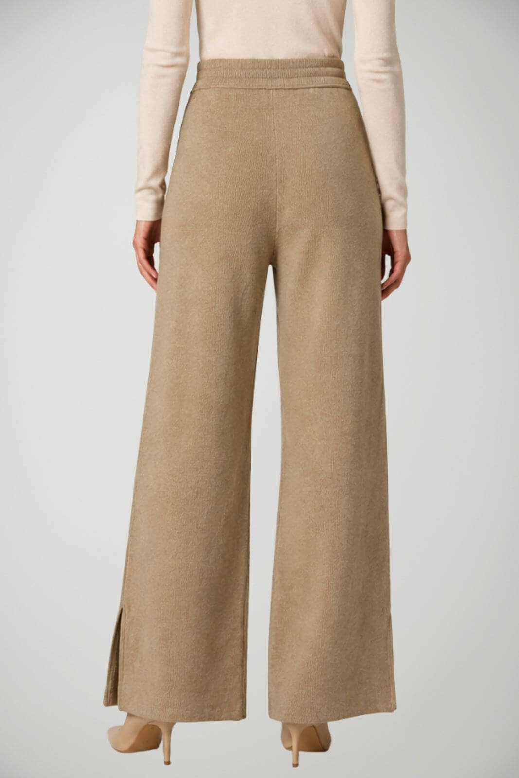 Patrizia Pepe Pantaloni Donna in maglia Wide Leg