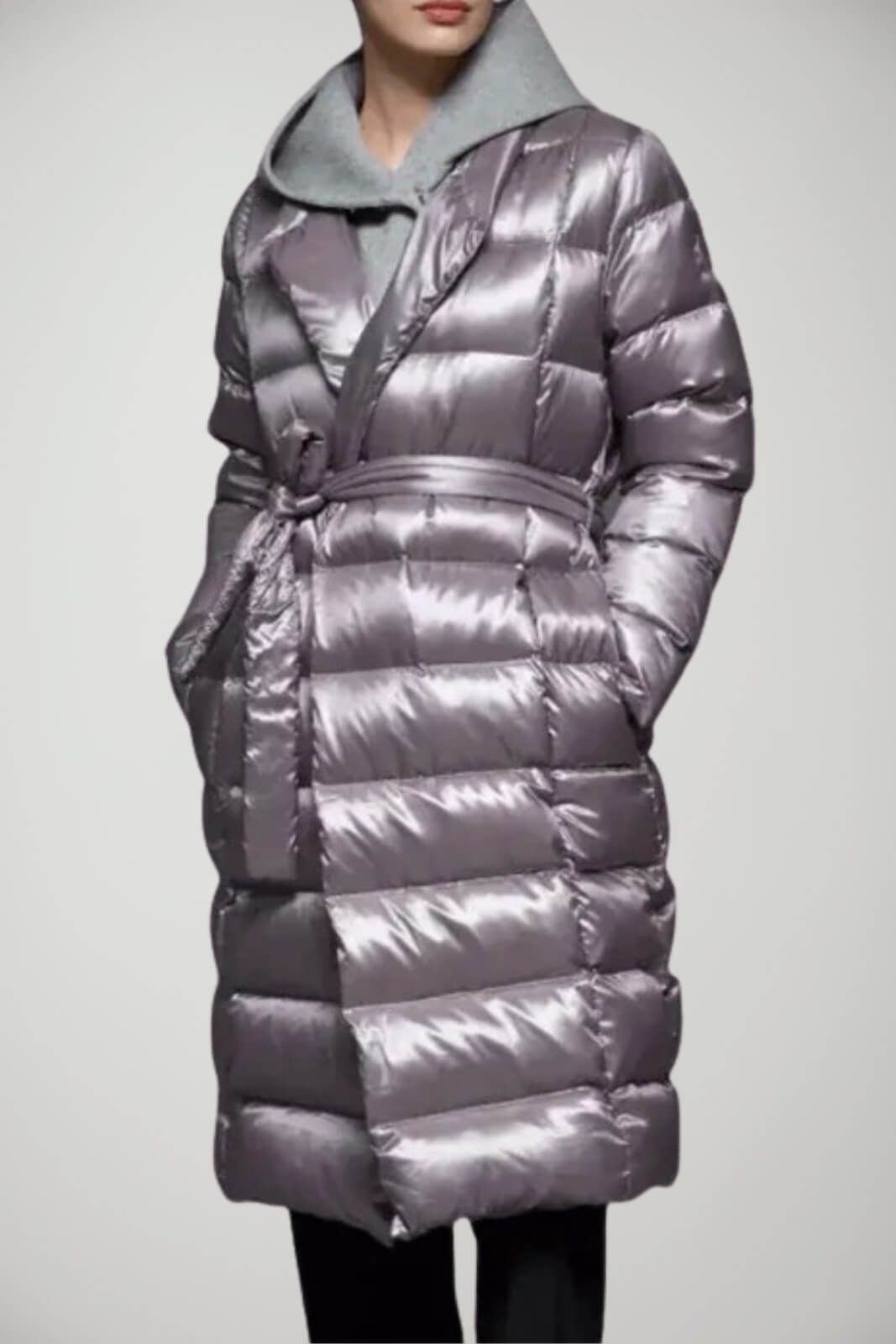 Piumino lungo donna People of Shibuya fronte 1