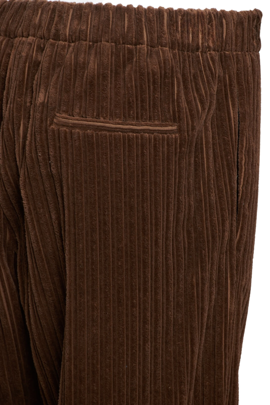 Pantalone donna PDR in velluto slip on dettaglio