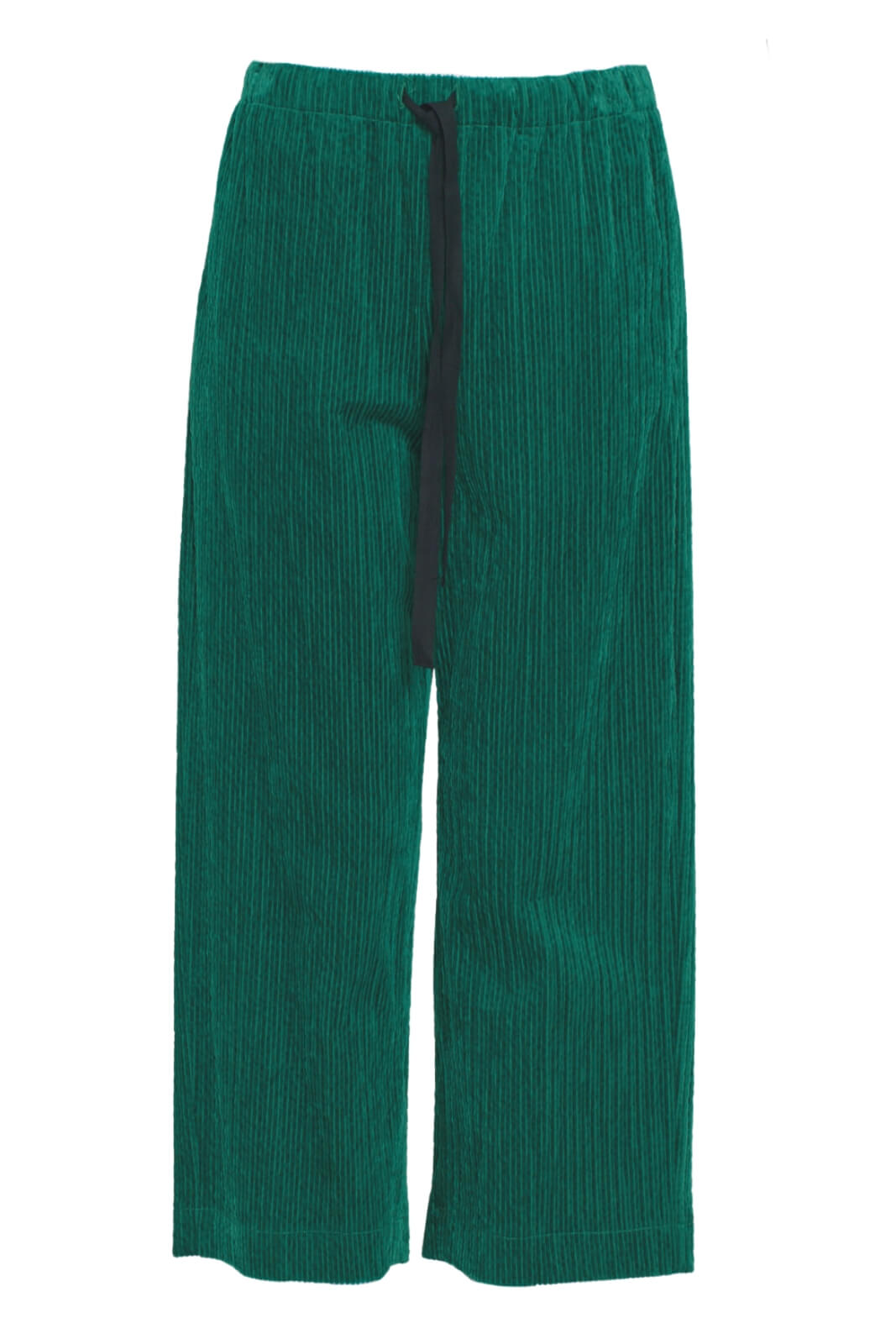 Pantalone PDR donna in velluto con coulisse fronte