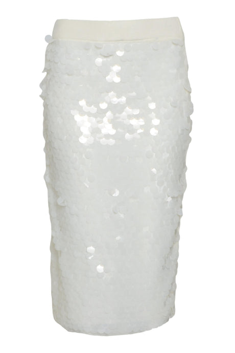 Gonna a tubino Pho Firenze con paillettes fronte