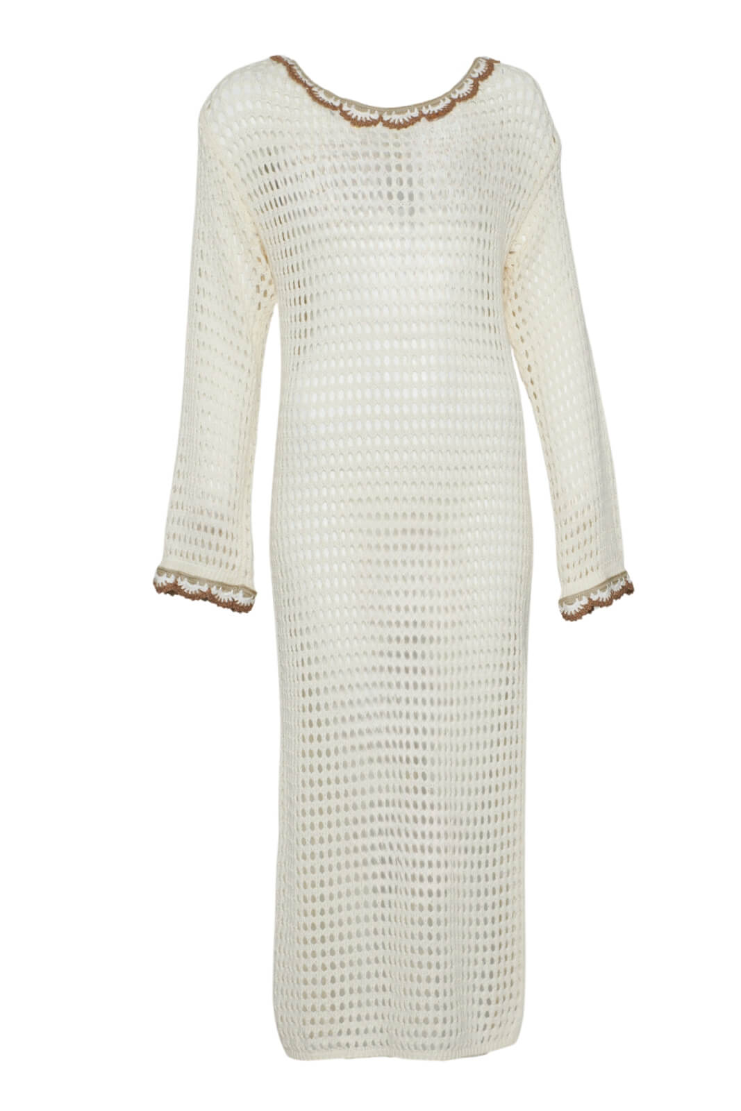 Pho Firenze Abito Donna Traforato frange Fronte