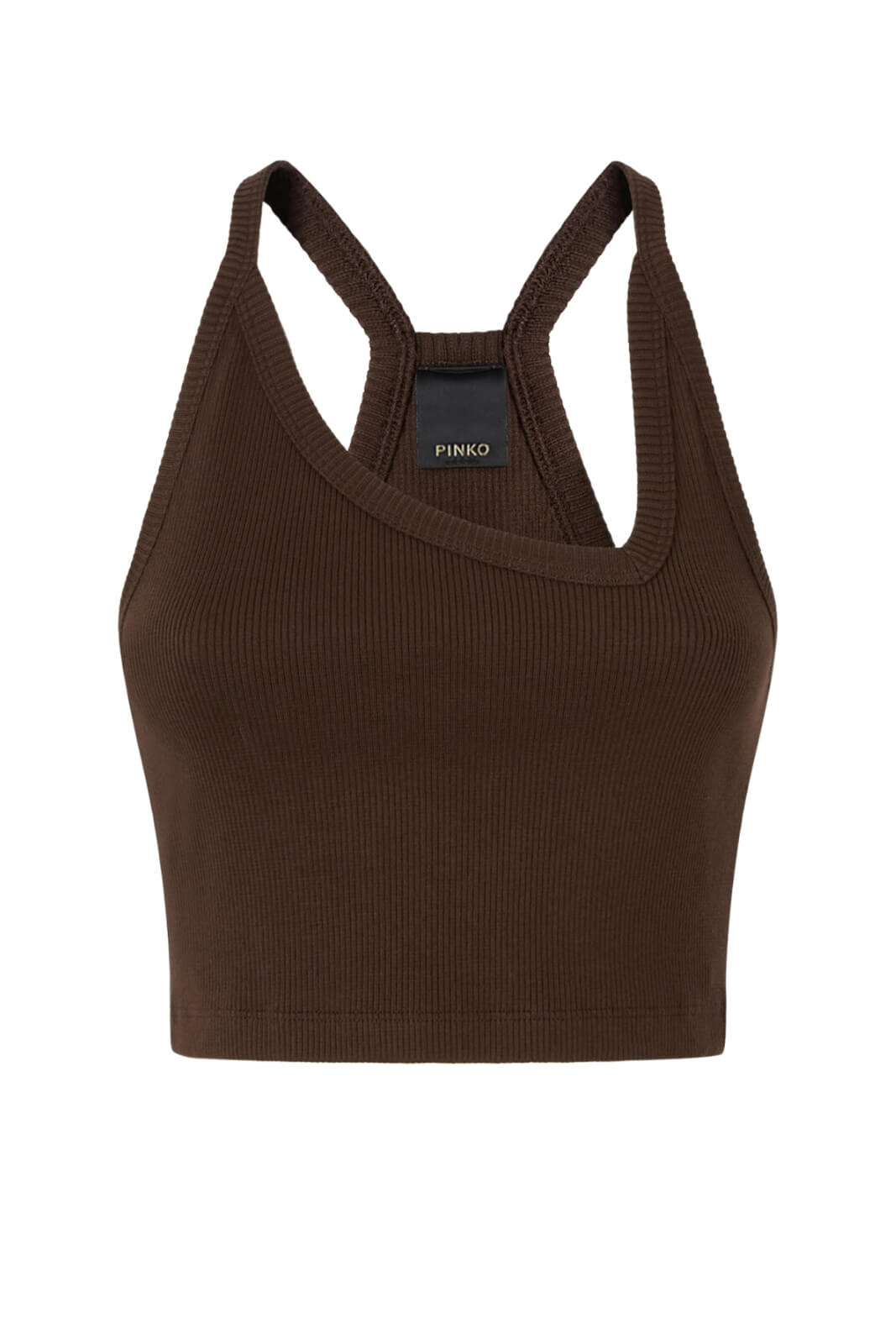 Pinko Canotta Donna a costine con patch posteriore