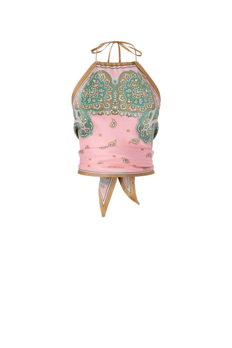 Pinko Foulard Donna in twill stampa bandana