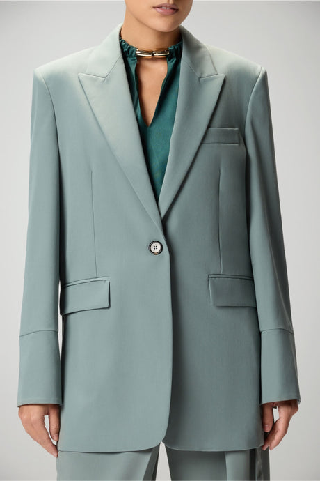 Blazer da donna Pinko monopetto con collo rever oversize fronte 1