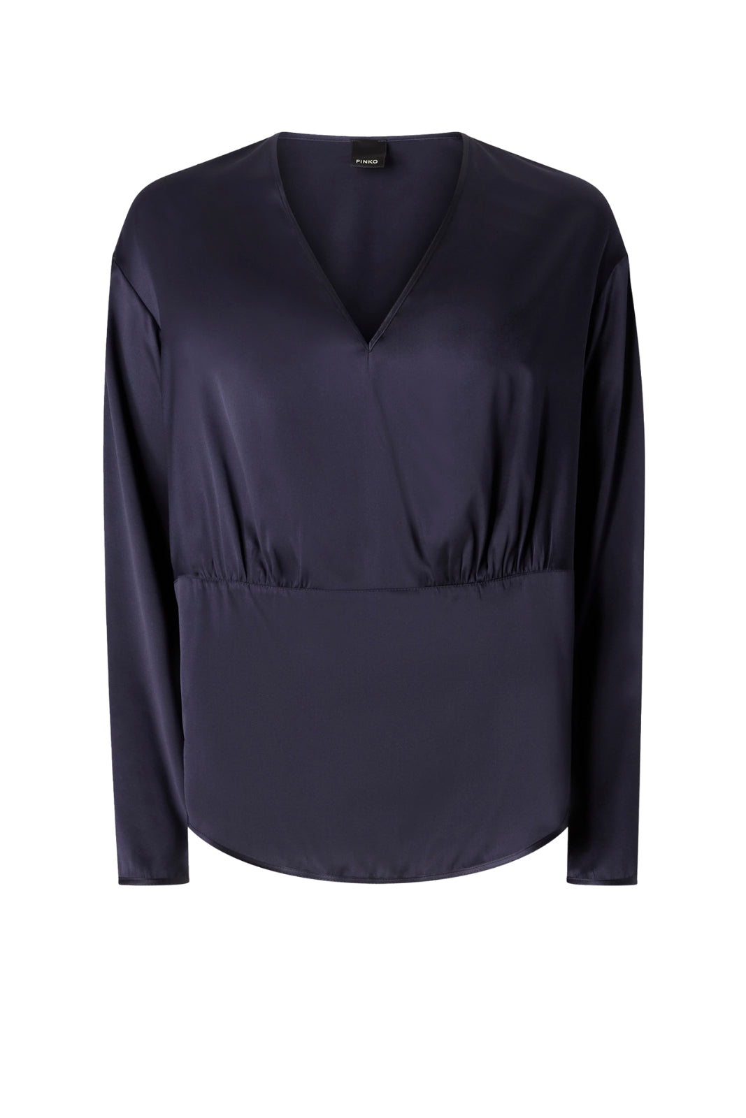 Pinko blusa donna seta frisella satin fronte