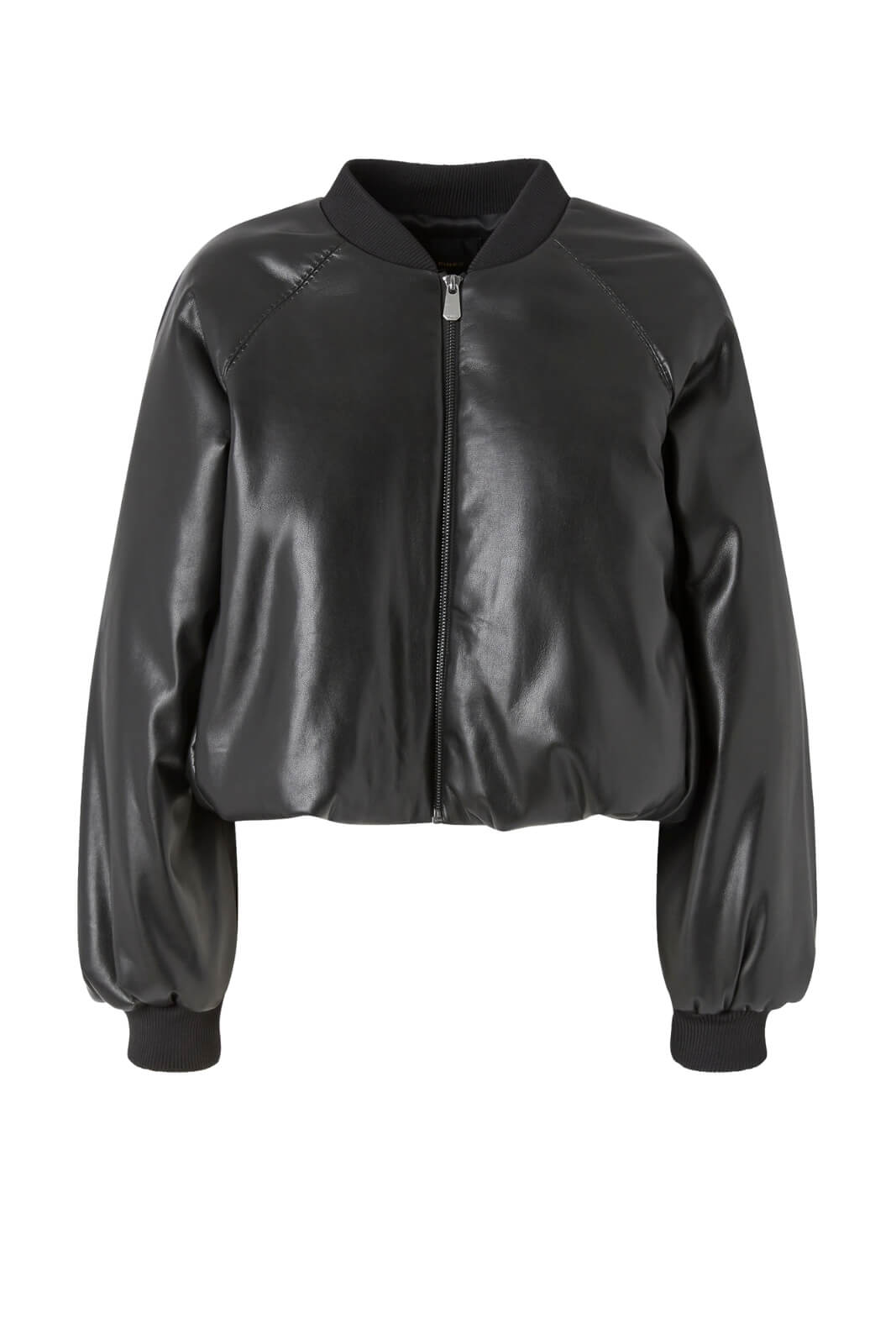 Bomber da donna Pinko in ecopelle crop fronte