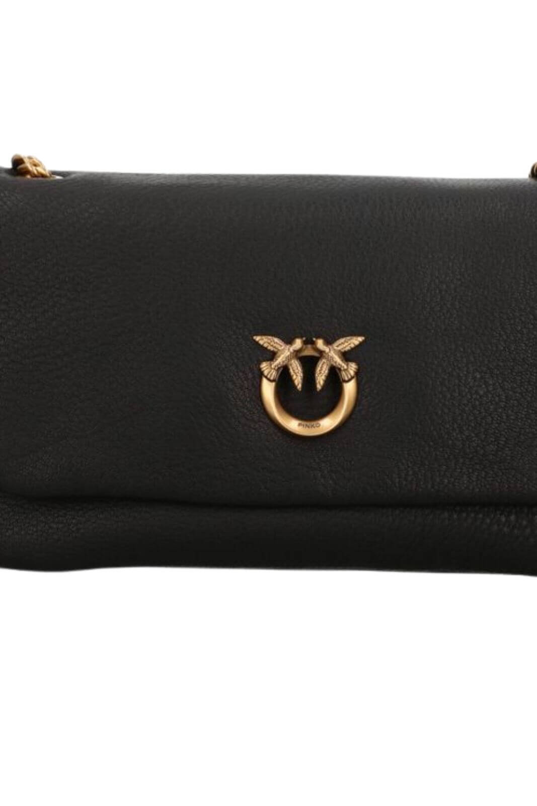 Pinko Borsa Donna Click Soft Horizontal / Nero-Oro