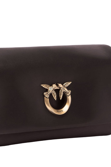 Pinko Borsa Donna Click Soft Mini / Nero-Oro