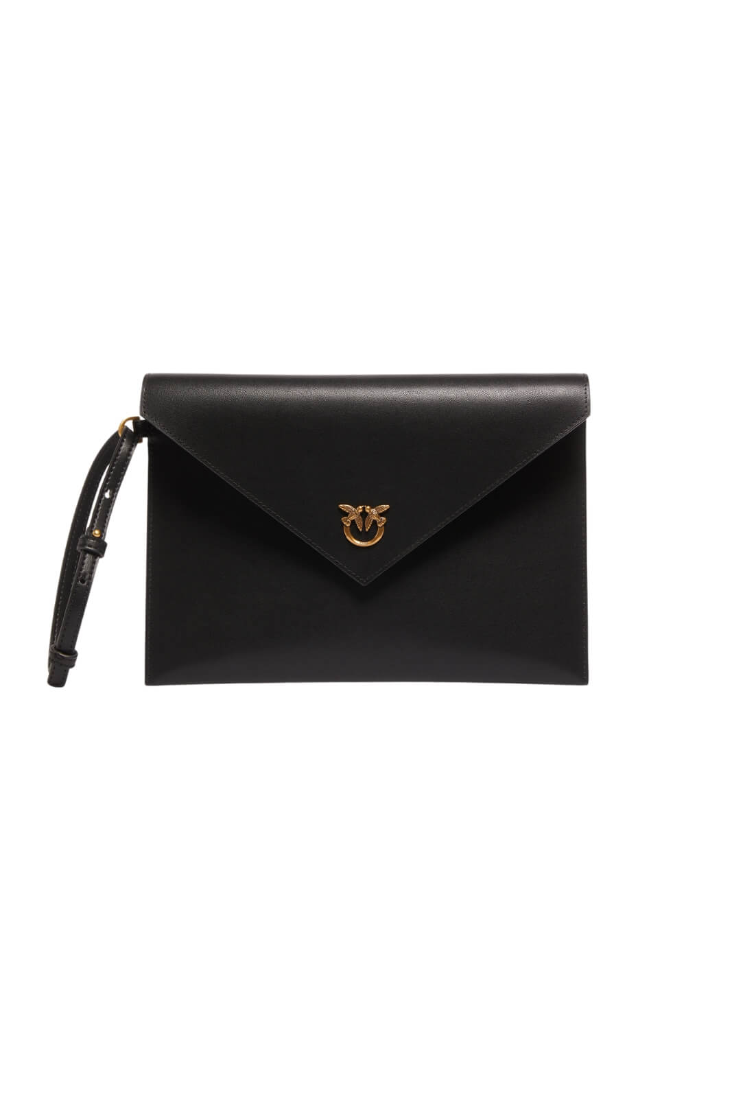 Borsa da donna Pinko clutch flat con logo loving birds fronte