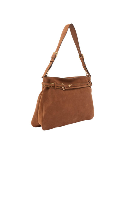 Pinko borsa donna in camoscio di medie dimensioni con cinture