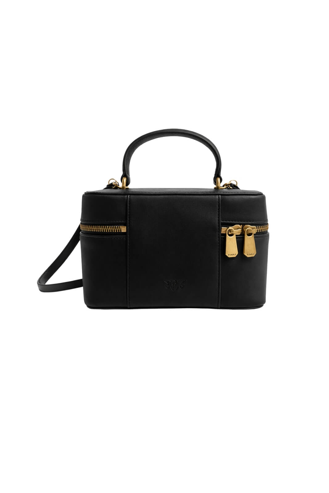 Borsa da donna Pinko modello mini beauty case con logo metallico