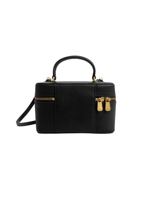 Borsa da donna Pinko modello mini beauty case con logo metallico