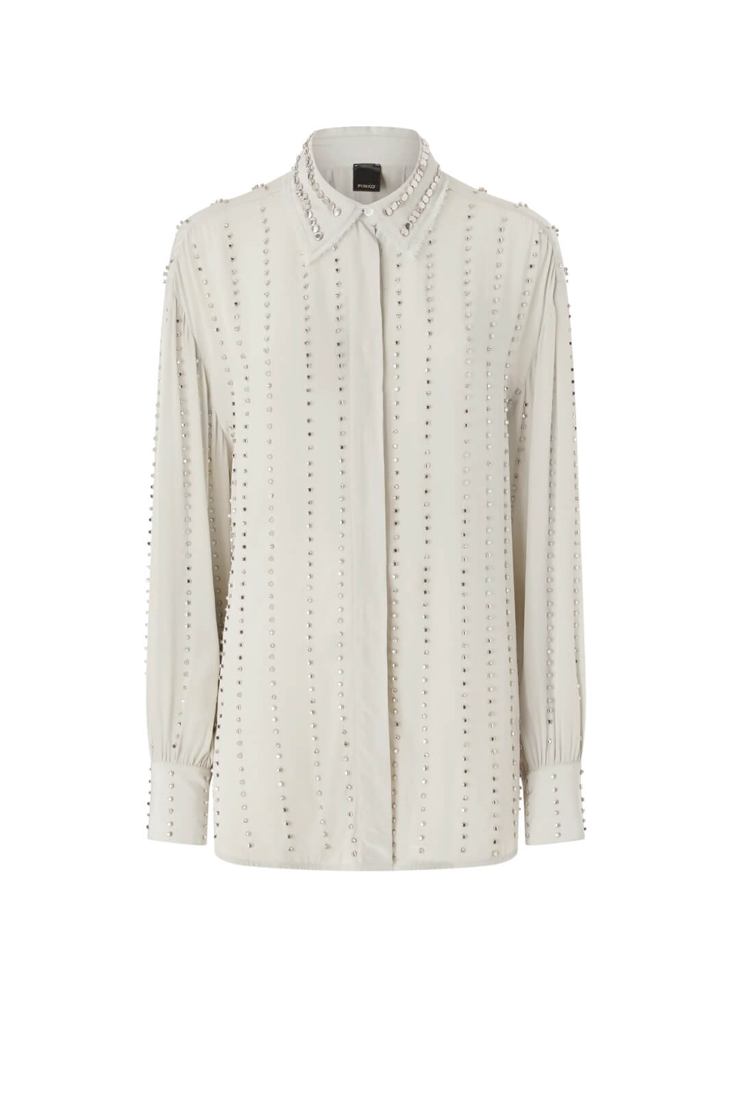 Camicia da donna Pinko in crepe con strass