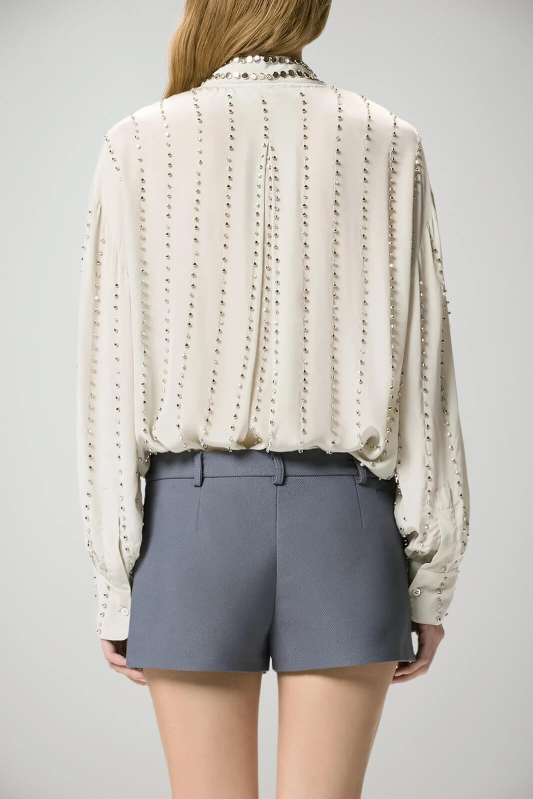 Camicia da donna Pinko in crepe con strass