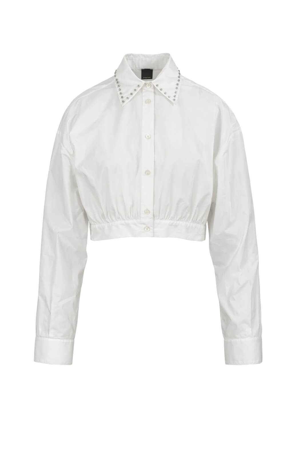 Camicia da donna Pinko in popeline over fit con borchie