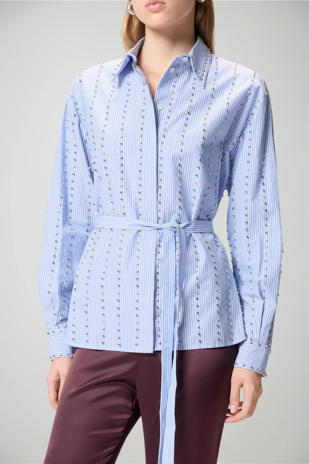 Camicia da donna Pinko vestibilità over a fantasia rigata