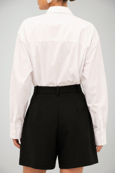 Pinko Camicia Donna in popeline con gioielli Over Fit