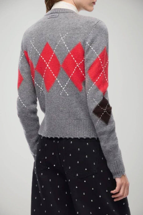 Pinko Cardigan Donna a rombi