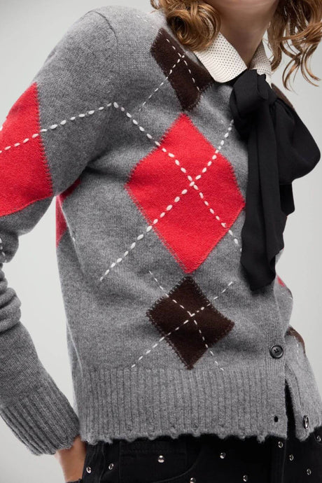 Pinko Cardigan Donna a rombi