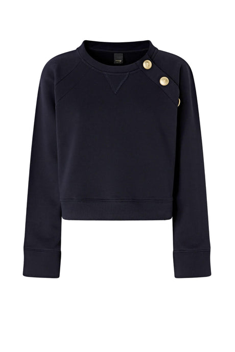 Felpa da donna Pinko con bottoni gioiello fronte