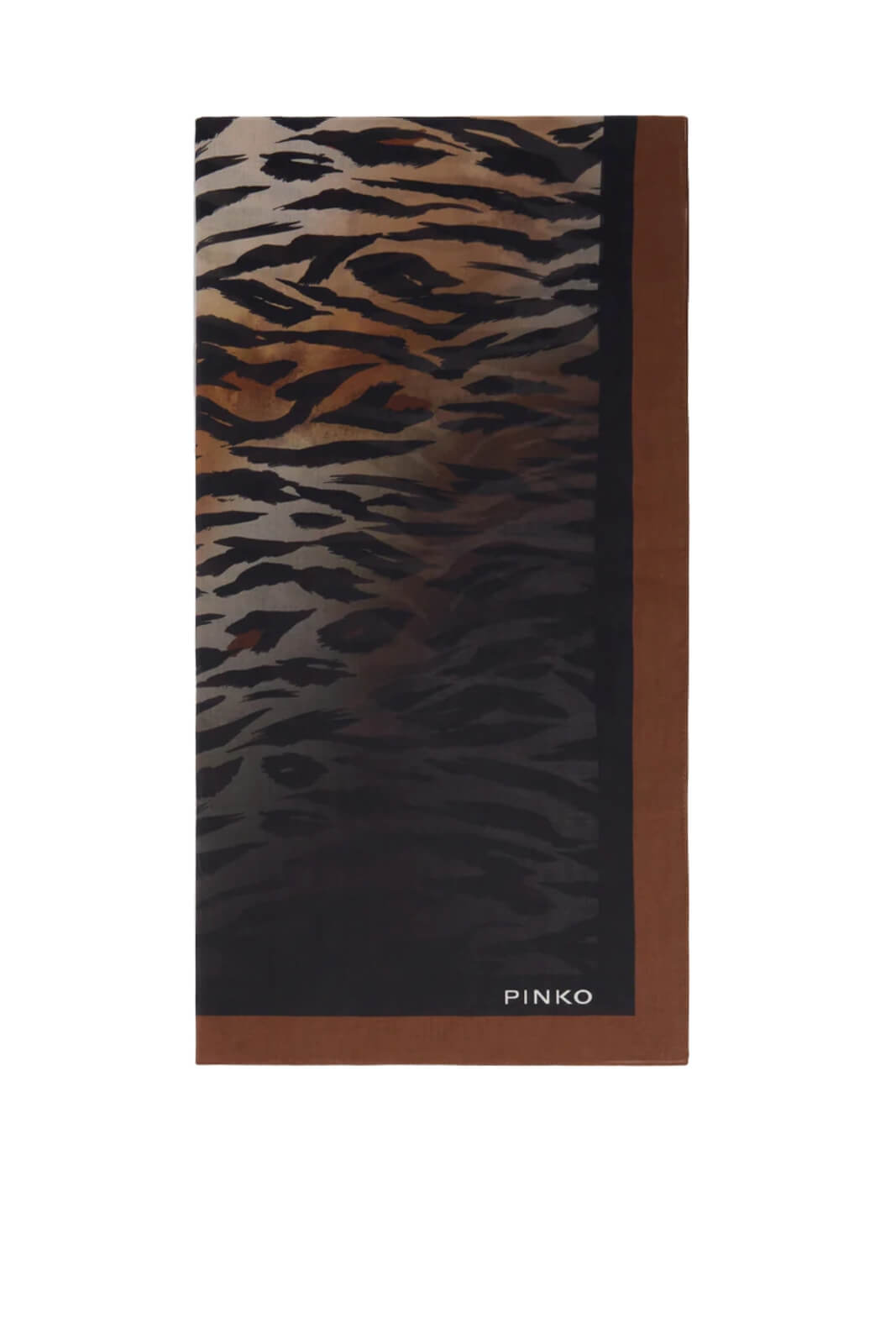 Foulard da donna Pinko in cotone con stampa tigrata