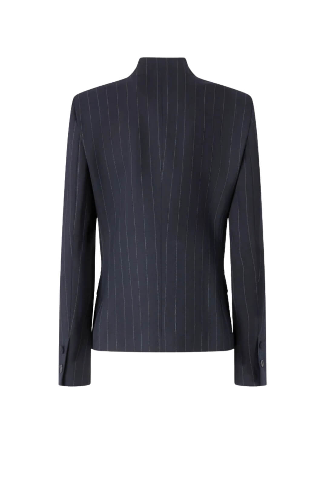 Giacca da donna Pinko monopetto sfiancata in fantasia gessata retro